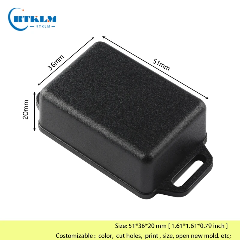 Obudowa skrzynka przyłączowa małe skrzynka elektroniczna DIY obudowa z abs do obudowy wzmacniacza z tworzywa sztucznego 51*36*20mm