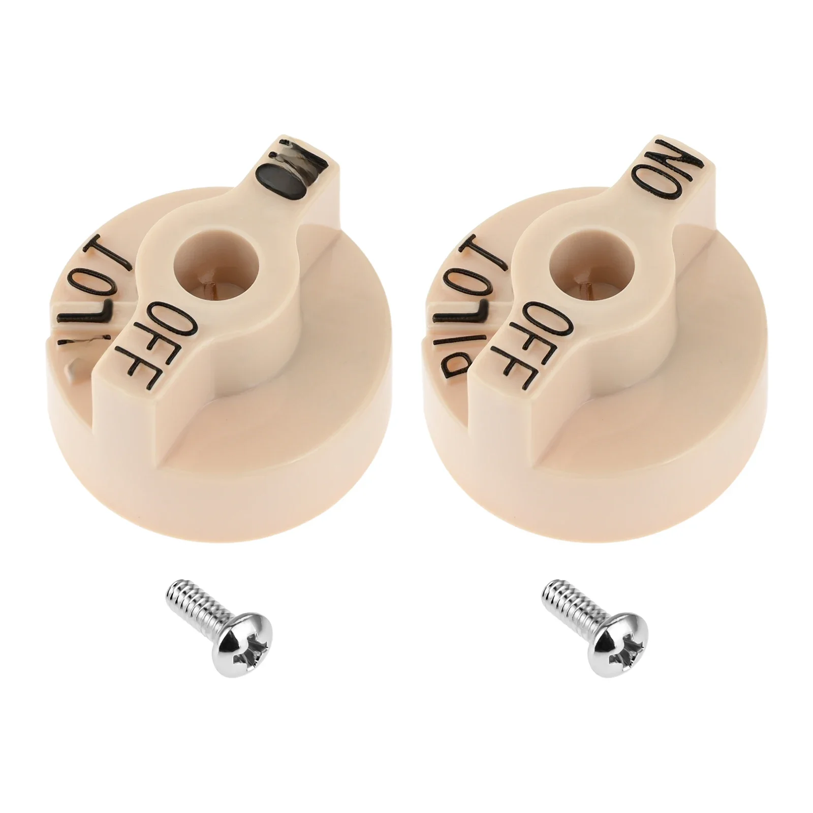 2Pcs 1751-012 Gas Valve Knob Temperature Control Knob Fit for Robertshaw Thermostat 1751-012 S1453A P3202-92 810-0109 810-0433