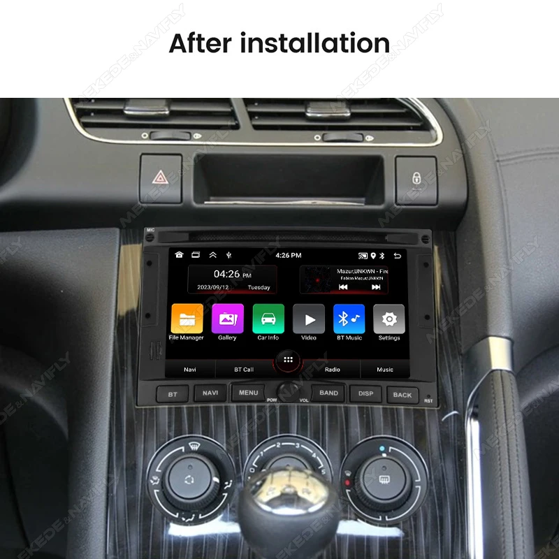 MEKEDE 7 Inch Android GPS System for Peugeot 3008 5008 Partner Citroen Berlingo 2010-2016 Car Radio Screen WIFI Carplay HeadUnit
