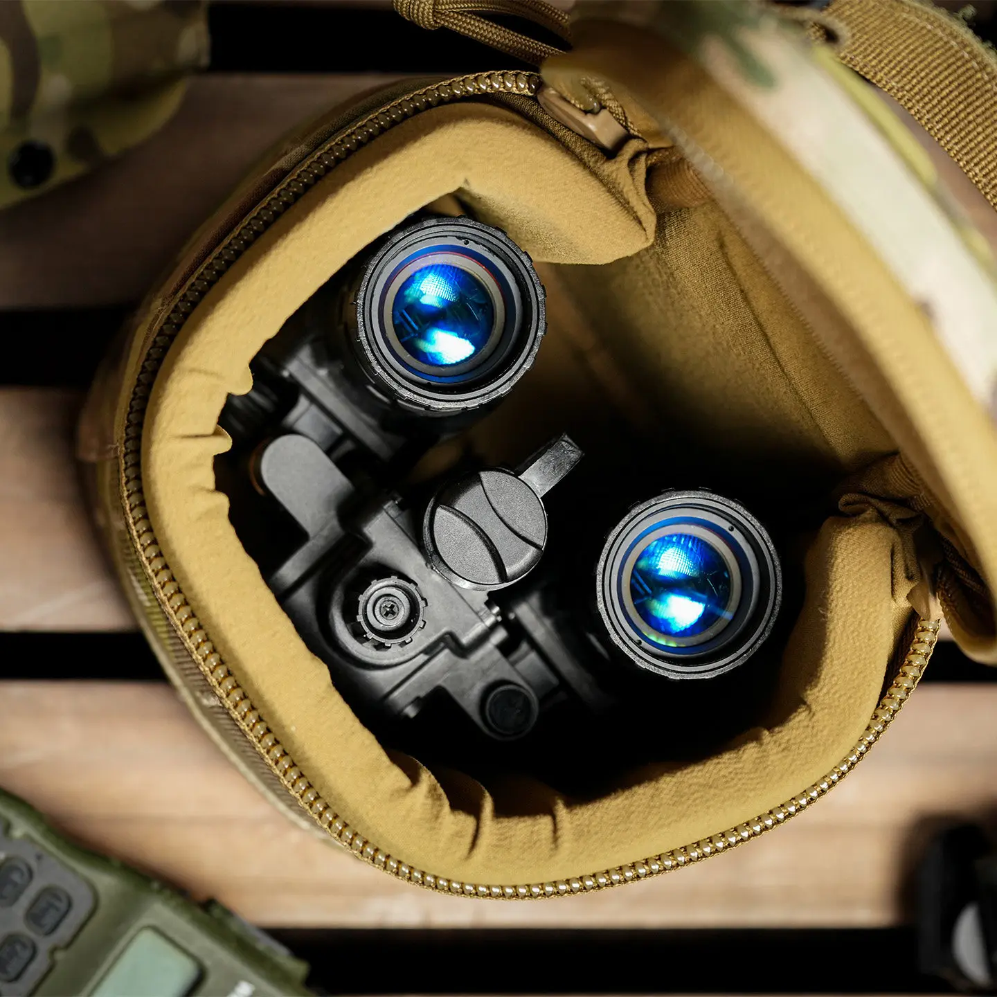 Tactical Storage Case for Men Women Top Loading Accessibility Travel Padded Handle for NVG PVS-31,Earmor Peltor Howard Leight