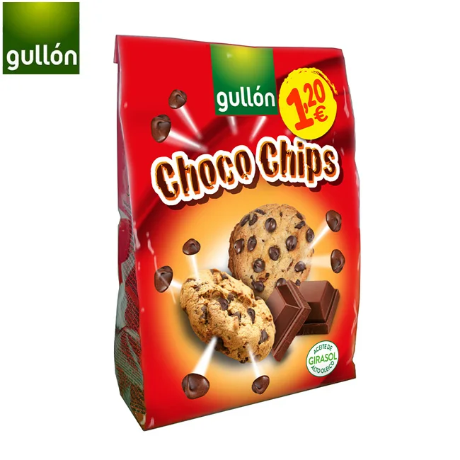 Gulton Mini Choco Chips, Marca 10 sacos de 175 gramas cada. Nugget De Chocolate Pequeno Biscoitos Assados