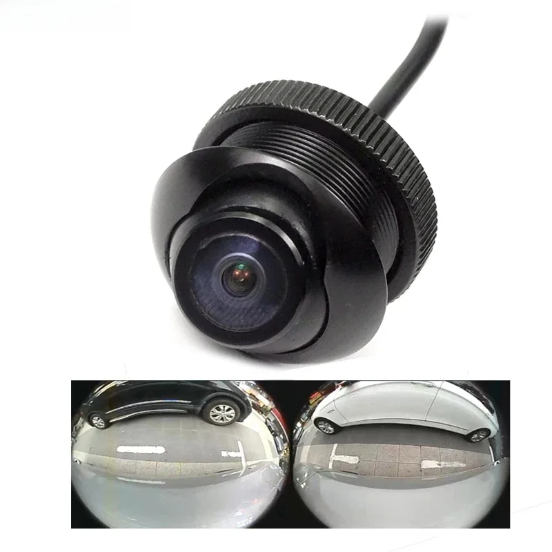 600L kamera CCD 180 stopni obiektyw typu rybie oko szeroki kąt tylny widok z przodu kamera cofania 360 rotato night vision wodoodporna — zdjęcie 2