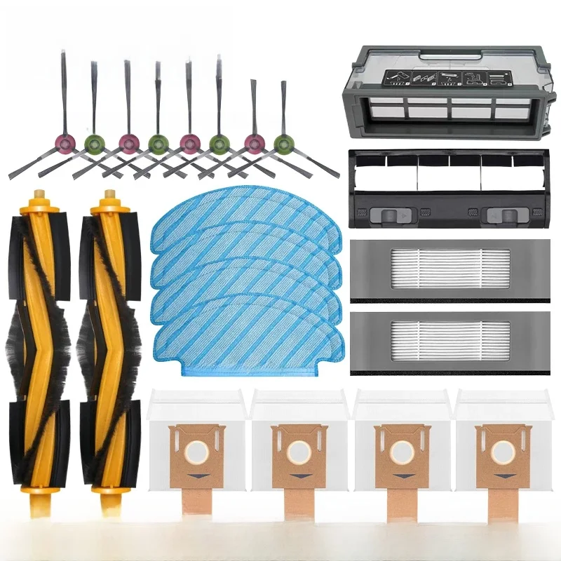 ECOVACS Deebot T8 AIVI / T9 AIVI / N8 Pro AIVI / N9 / N10 Plus Zubehör Hauptbürste, Seitenbürste, Filter, Staubbeutel, HEPA-Filter