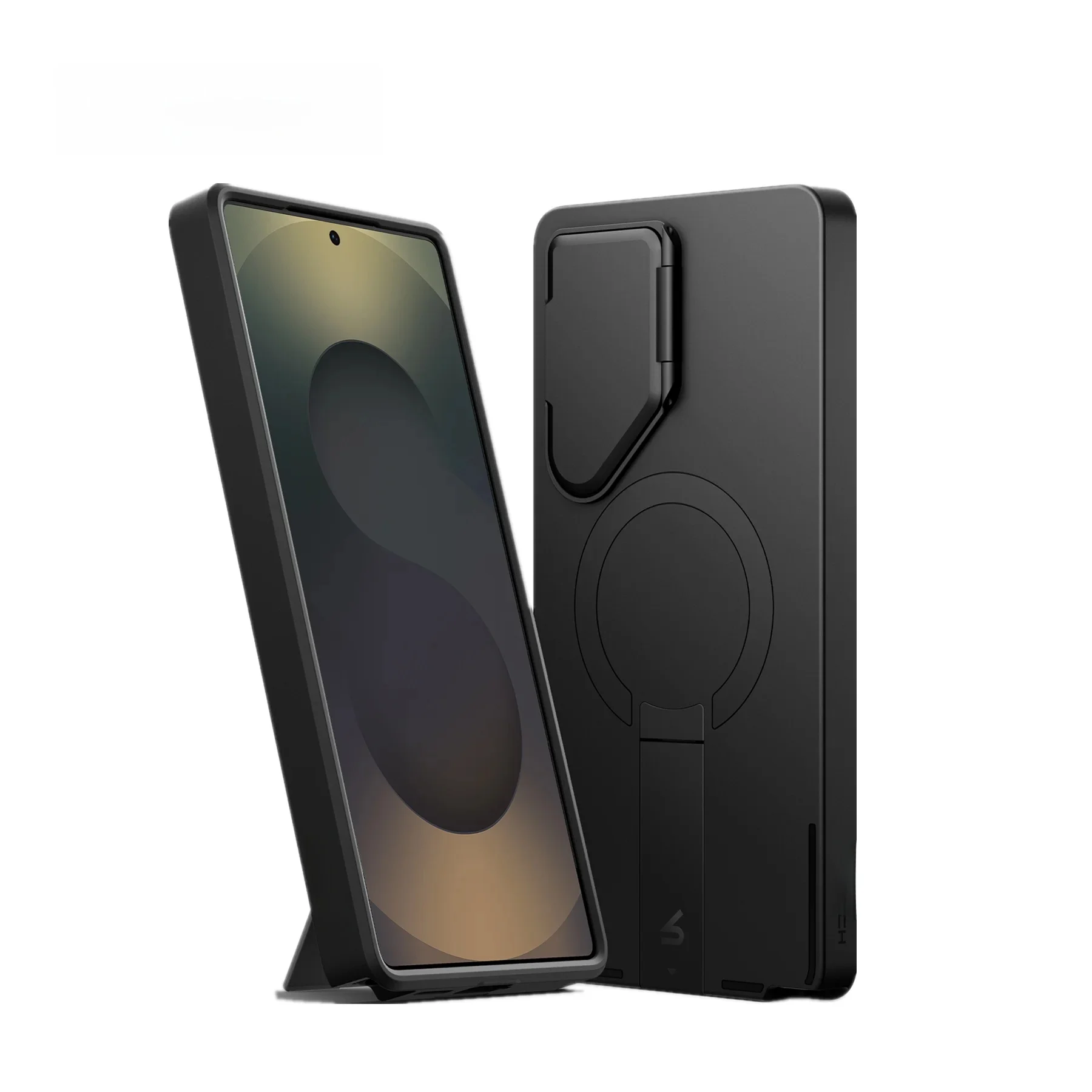 SURITCH Etui do Samsung Galaxy S25 Ultra 6,9 cala Magnetyczne etui ochronne z osłoną aparatu i regulowaną metalową podpórką — zdjęcie produktu 7
