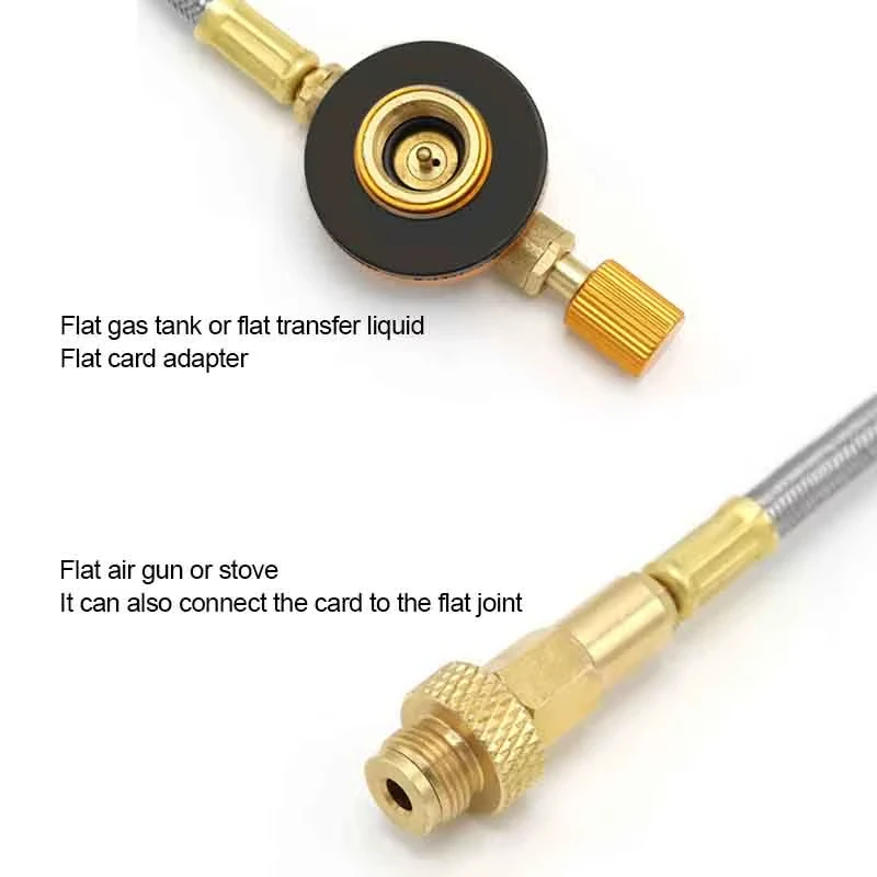 Pandatour Camping Gasherd Adapter ButaneAdapter Verlängerungsschlauch Split HerdKonverter Anschlussschlauch Gastank Adapter Ausrüstung – Detail 16
