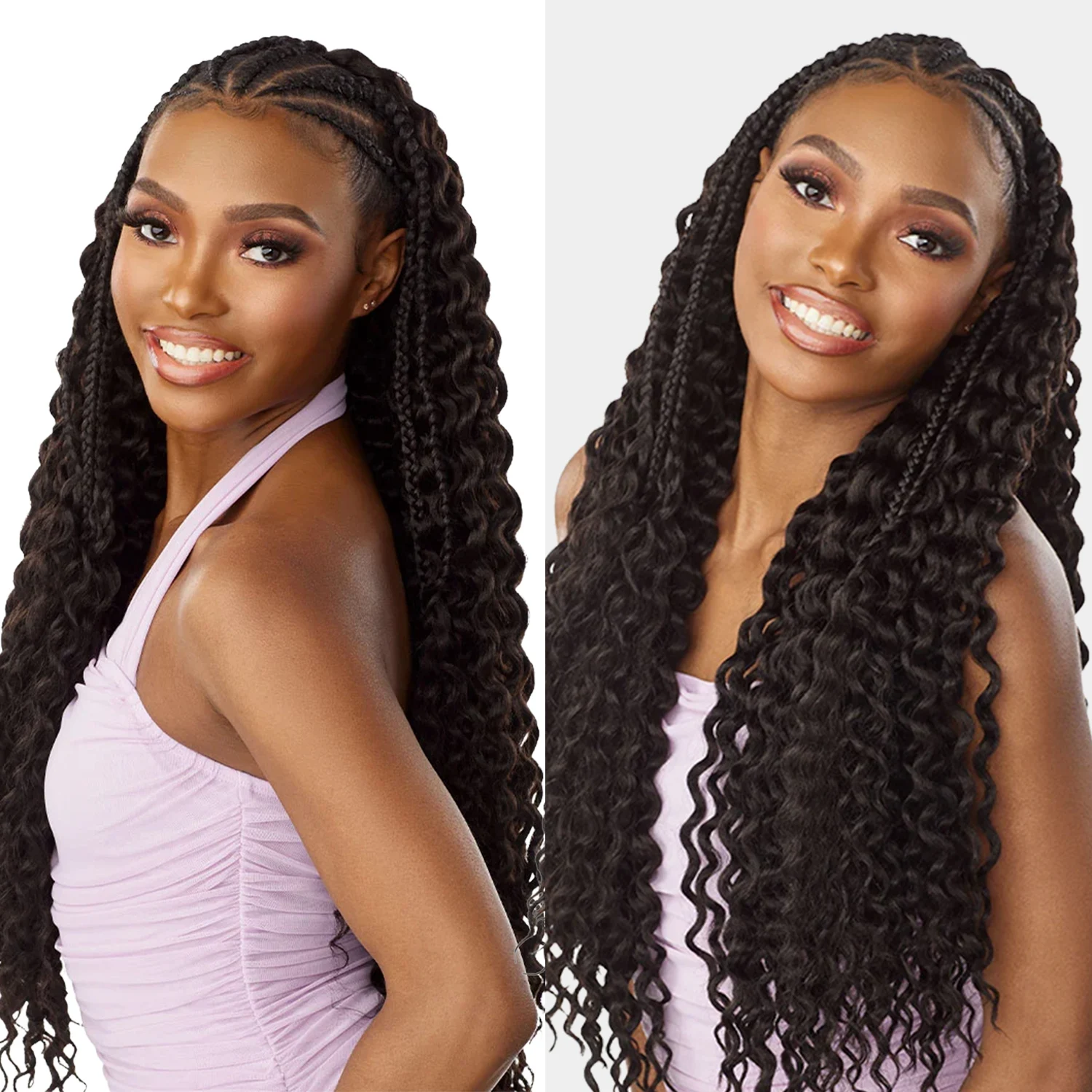 Sensationnel Synthetic Crochet Braids Lulutress Fully Folded 3X Braid Out 24"