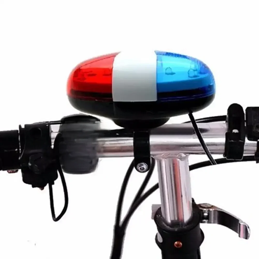 AliExpress Shunmaii Bicycle Bell 6 LED 4 Tone Bicycle Horn LED Warning Bike Police Light Electric Horn Siren Kid