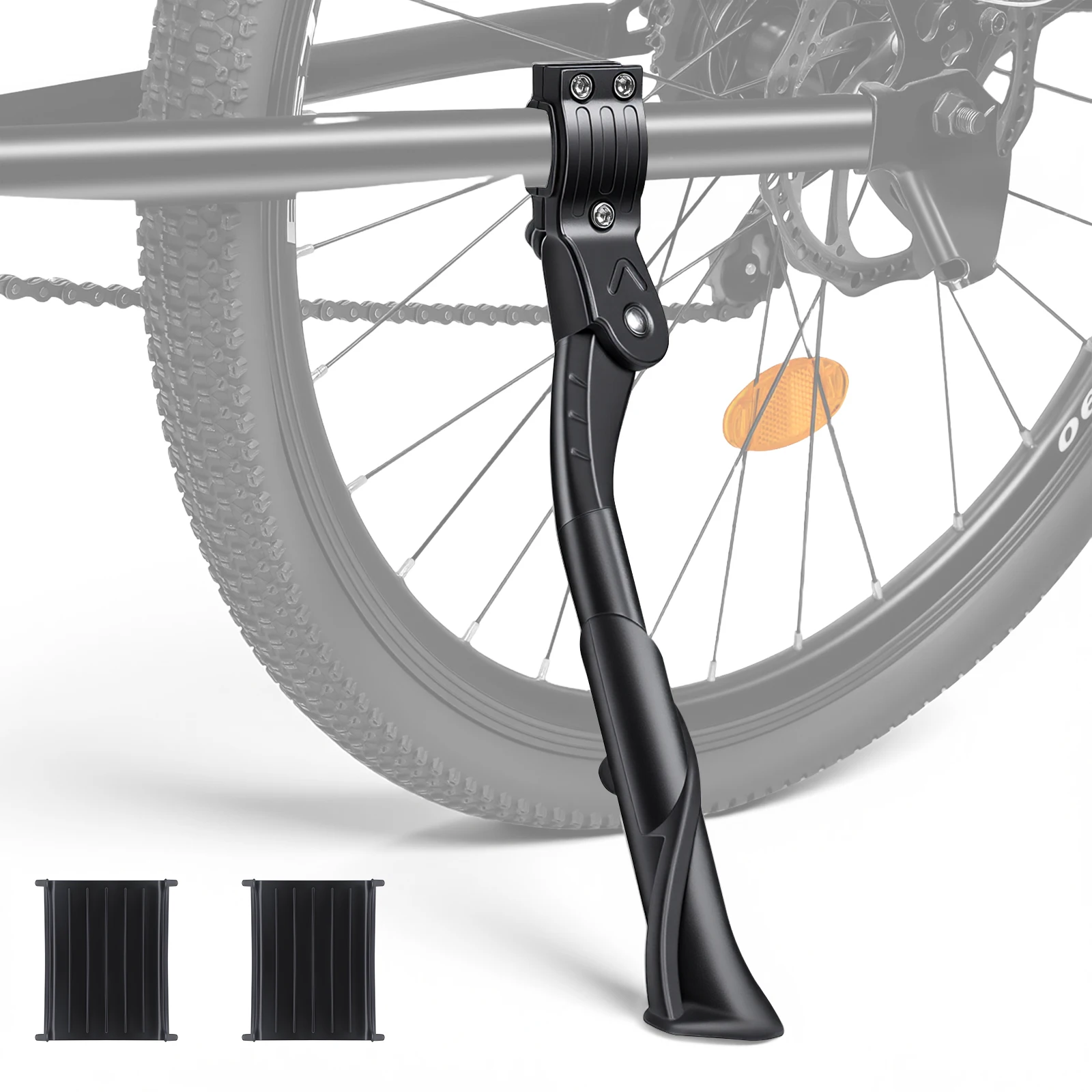 AliExpress NONE Mountain Bike Foot Stand Aluminium Alloy MTB Bike Adjustable Side Rack Kickstand Road Bicycle Support Cycling Rear Parking Rack