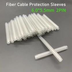 Tubo de manga de protección de empalme de fibra óptica, protectores de empalme de fibra de 6,0x5,5mm, herramienta de tubo de protección de fusión de calor de empalme de Fibra FTTH