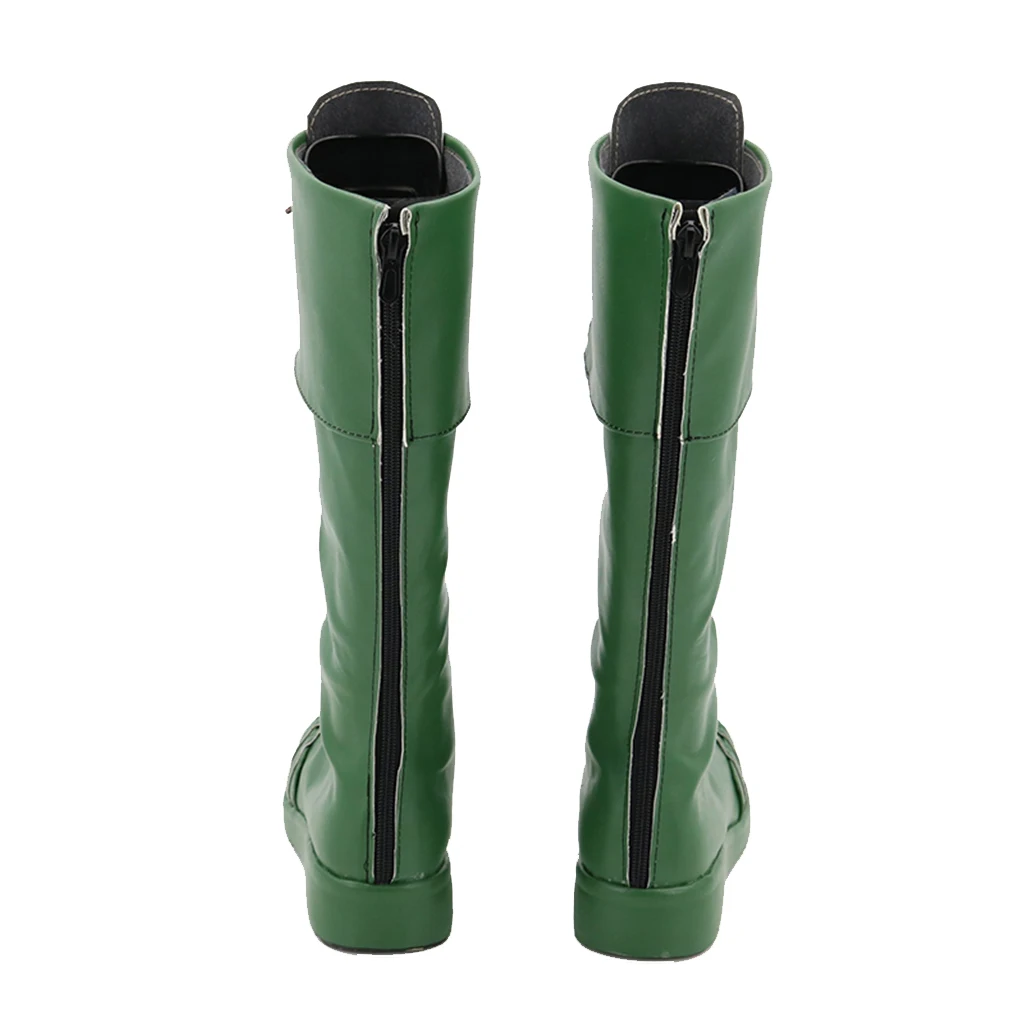 CostumeBuy Damian Mr Wayne Boots Cosplay Superhero Robin Shoes Green Boots Halloween Accessories Custom Made