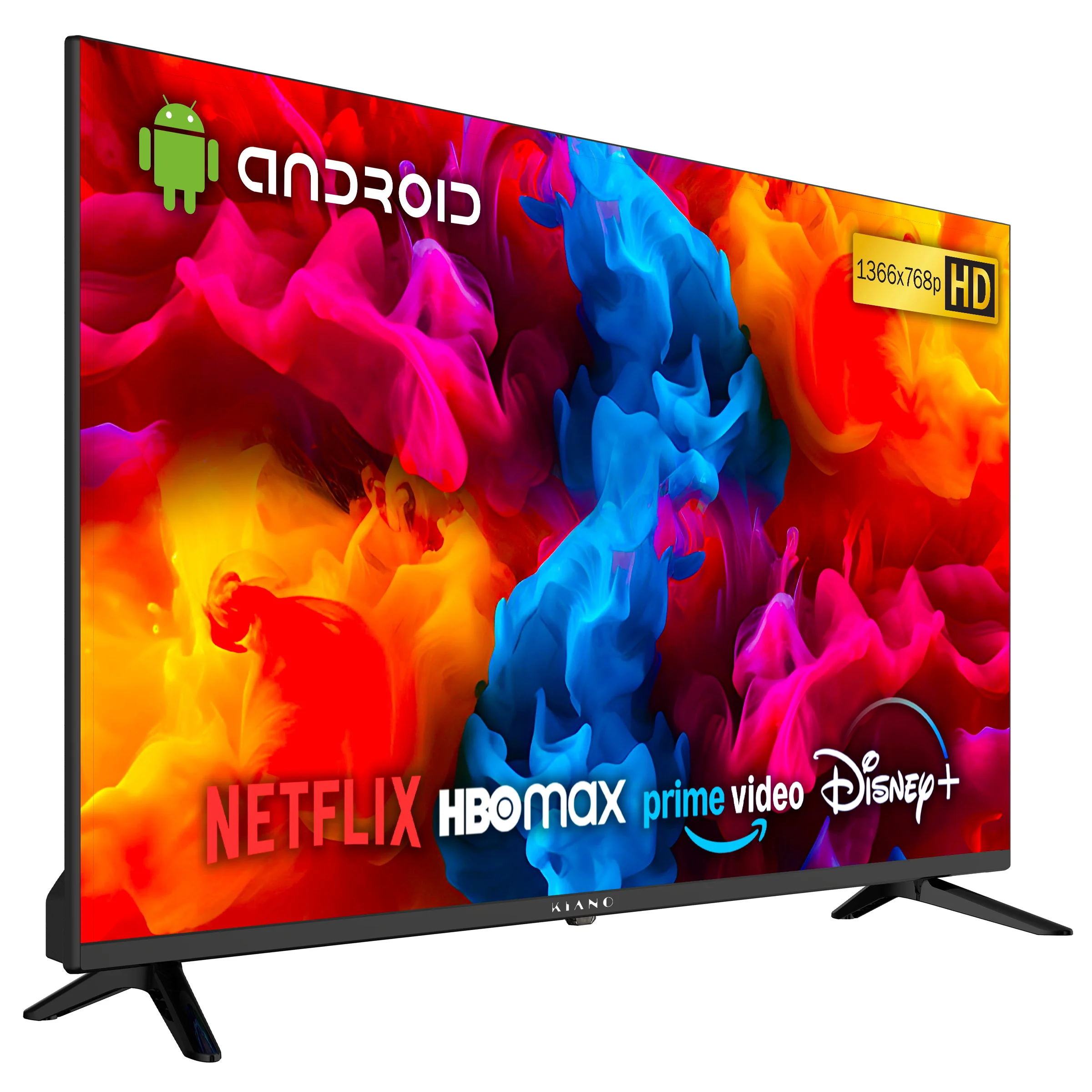 Fotografia 3: TV LED Kiano Elegance 32 polegadas HD Ready Preta