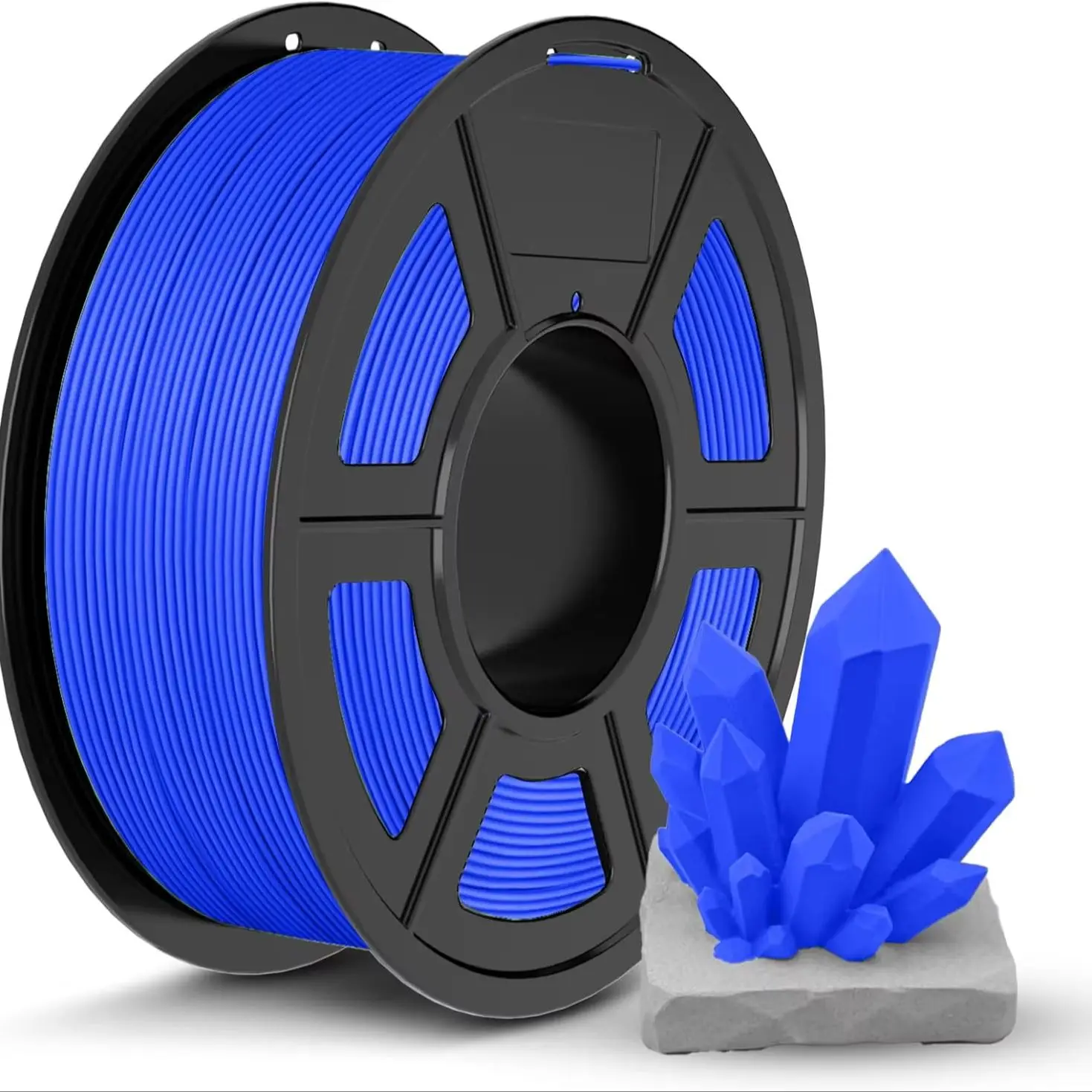 Blauw TPU-filament 1,75 mm flexibel 3D-printerfilament met Shore-hardheid 95A, sterke elasticiteit en slijtvastheid 250G