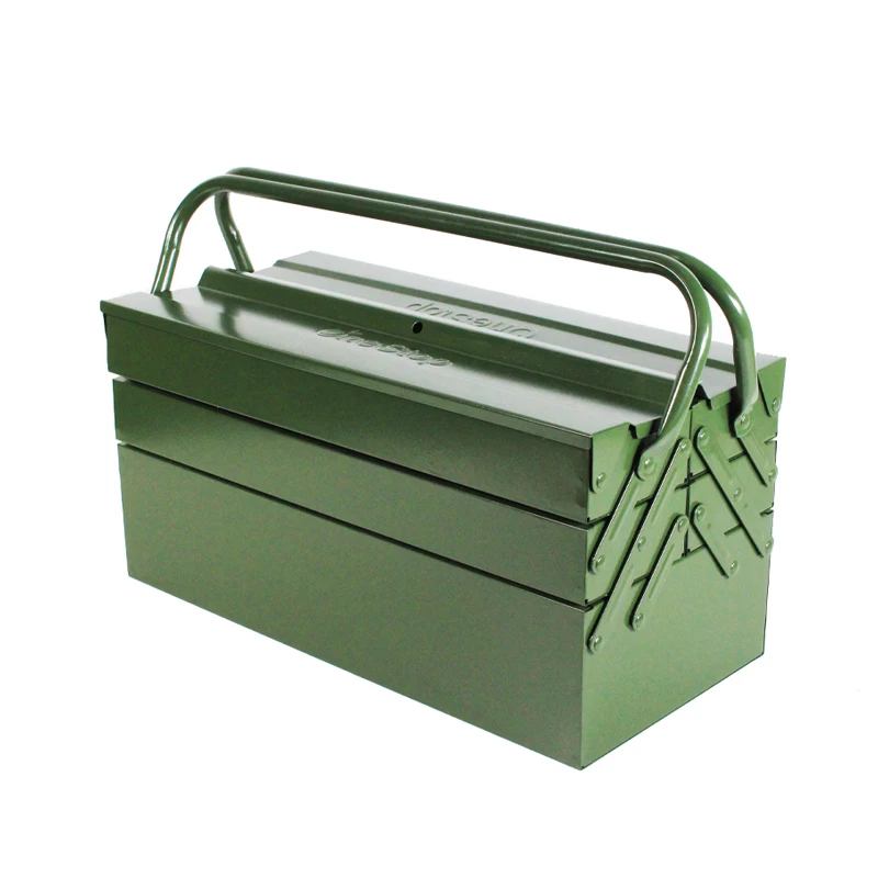 One-stop three-stage iron tool box camping car tool box case