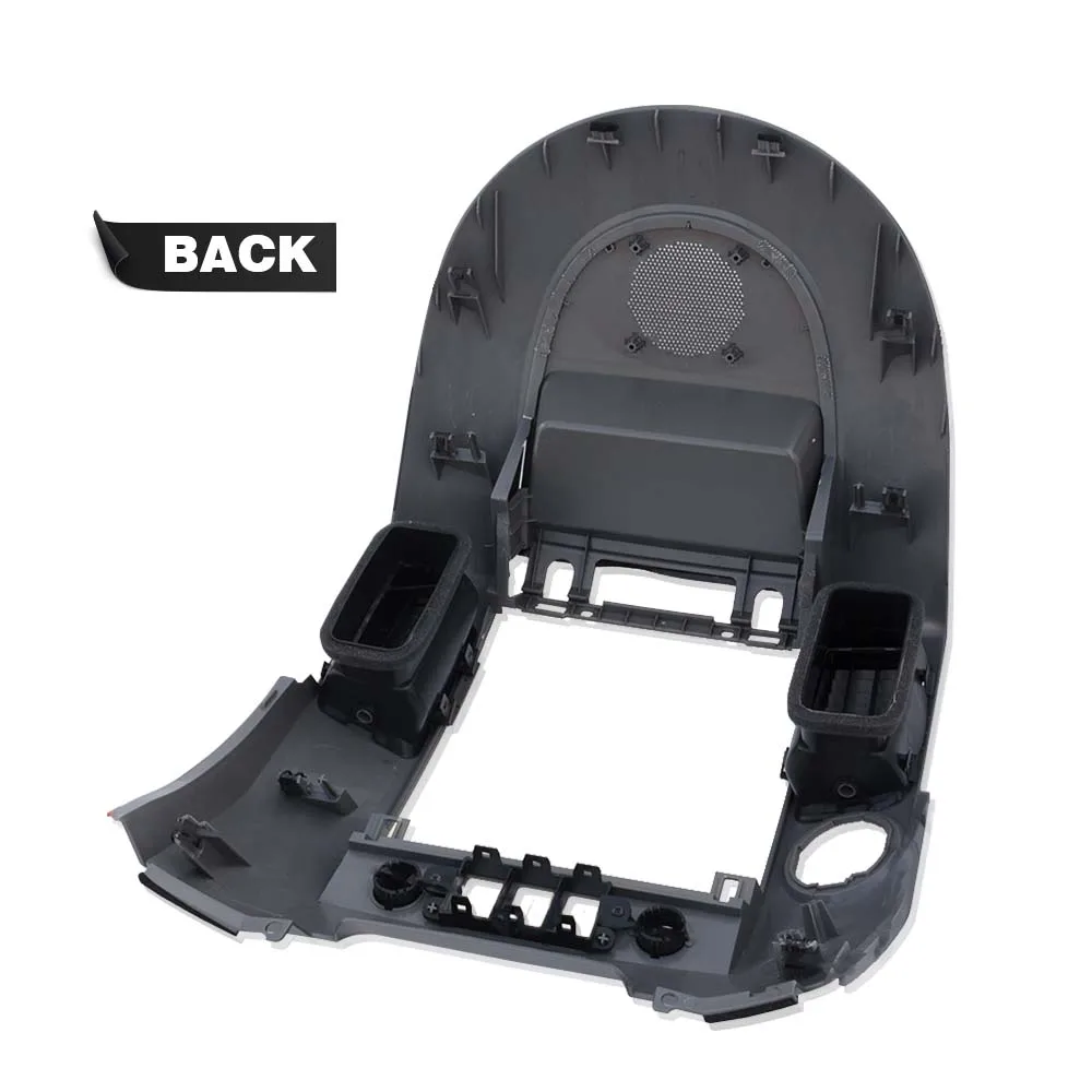 Car Front Center Dash Radio Ac Bezel with Speaker Bezel Fit for 2004 2005 2006 Titan Armada 68257-7S000 Gray Durable Strong