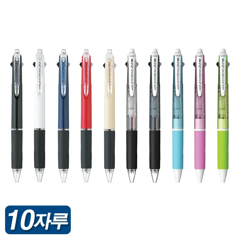 Unijet Stream 2 & 1 Sharp Multipen MSXE3-500 1 Ta 10 Sp 0.5 0.7 Jetstream 2in1 sharp multi pen msxe3 500 bundle 10PCs 0.5