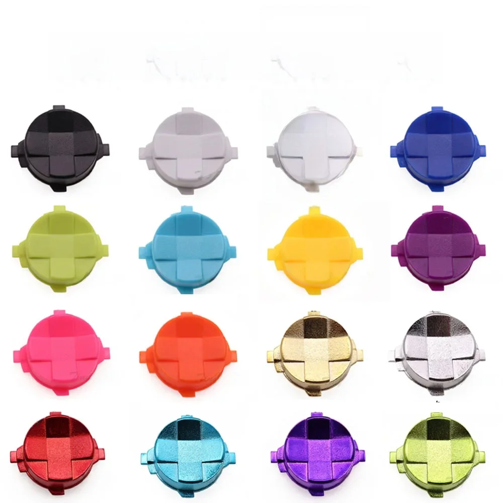 Clé de bouton de Direction transversale en plastique/Chrome pour contrôleur Xbox série X S, bouton de manette de jeu, jeu de clés DPad, pièces de réparation