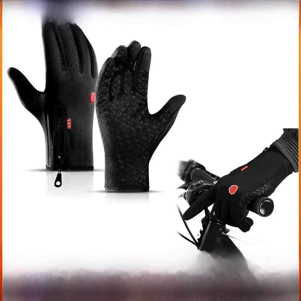 AliExpress Autumn Winter Warm Cycling Glove Touchscreen Warm Women for Xiaomi/Ninebot Electric Scooter Waterproof Thermal Non-Slip Gloves