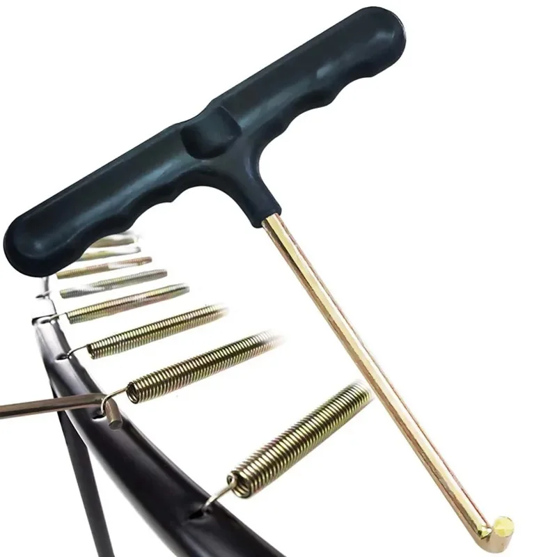 Accessoires de tente extérieure, outil de traction de ressorts de Trampoline, outil de crochet en T, extracteur de cheville de tente pour l'extérieur 11cm
