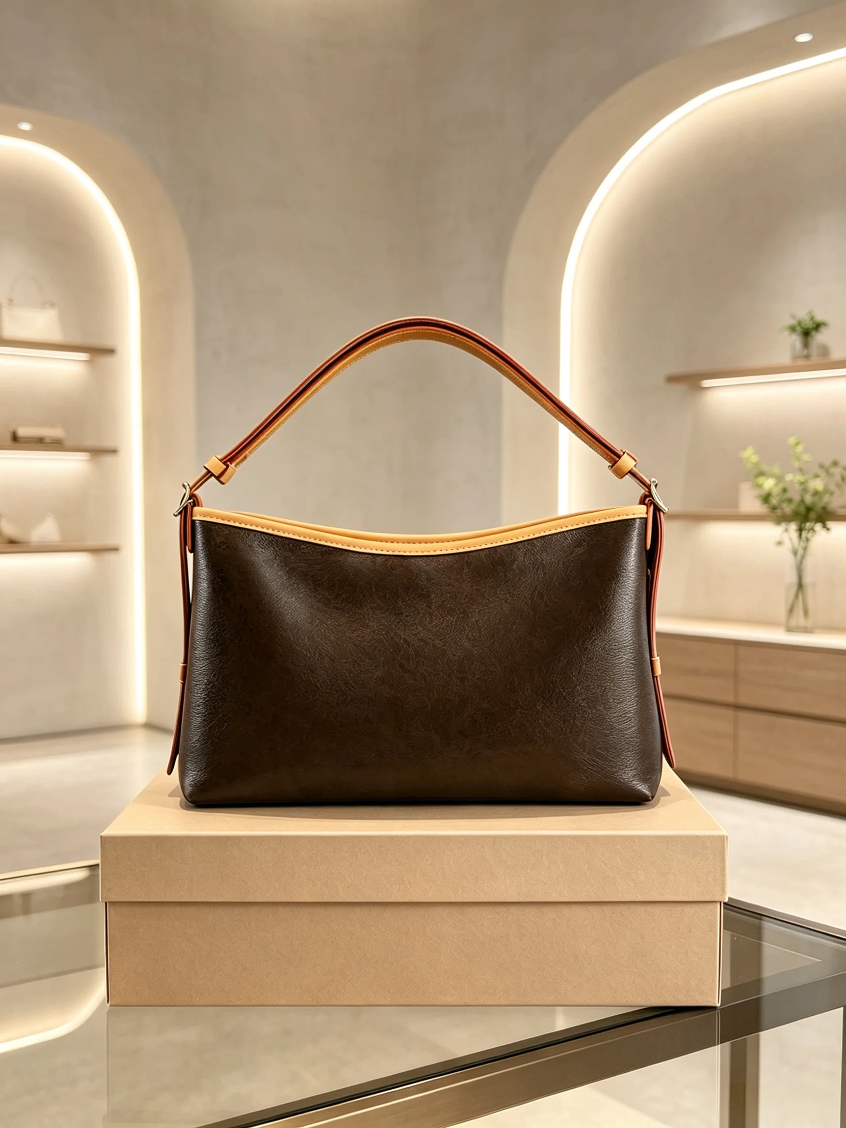 2026 New Women Large Capacity Tote Bag Adjustable Long Strap Daily Shoulder Bag 36X19cm ZX8762