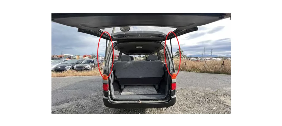 

2 демпфера для Toyota Granvia HiAce/Regius/HiClass для Jinbei Granse (XH10/XH20), 4/5-дверная задняя дверь багажника, газовый амортизатор