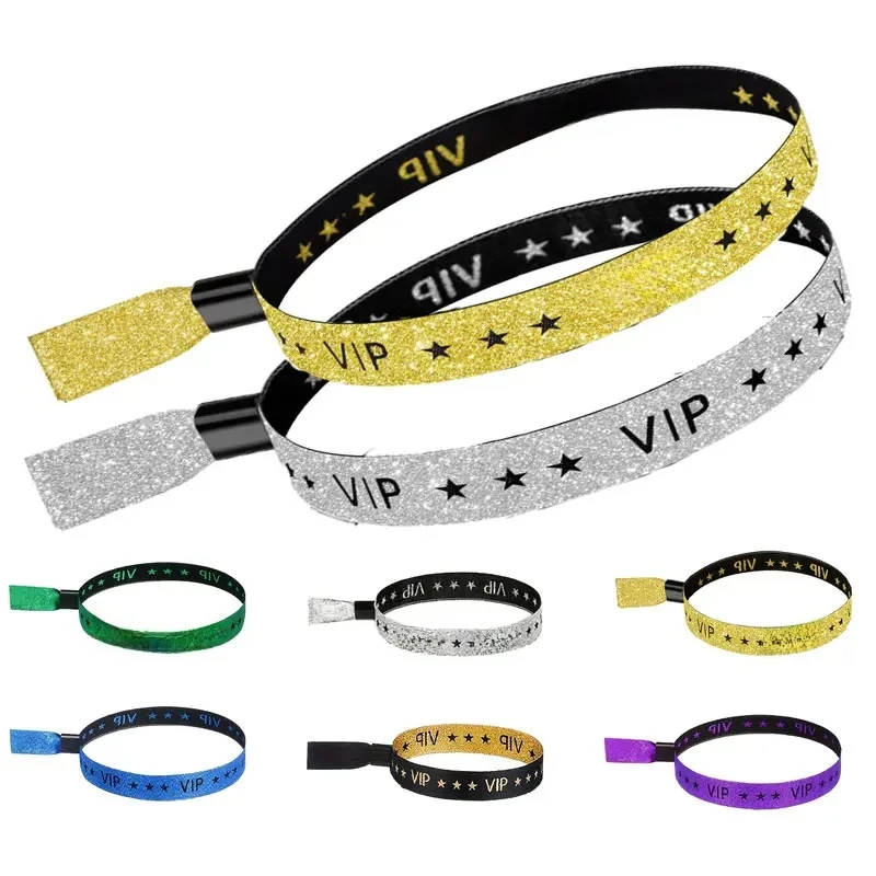 10/30/50/70/100pcs VIP Wristbands Adjustable Armbands Reusable Bracelets for Party, Wedding, Festival, Concert, Exhibition - afbeelding 2