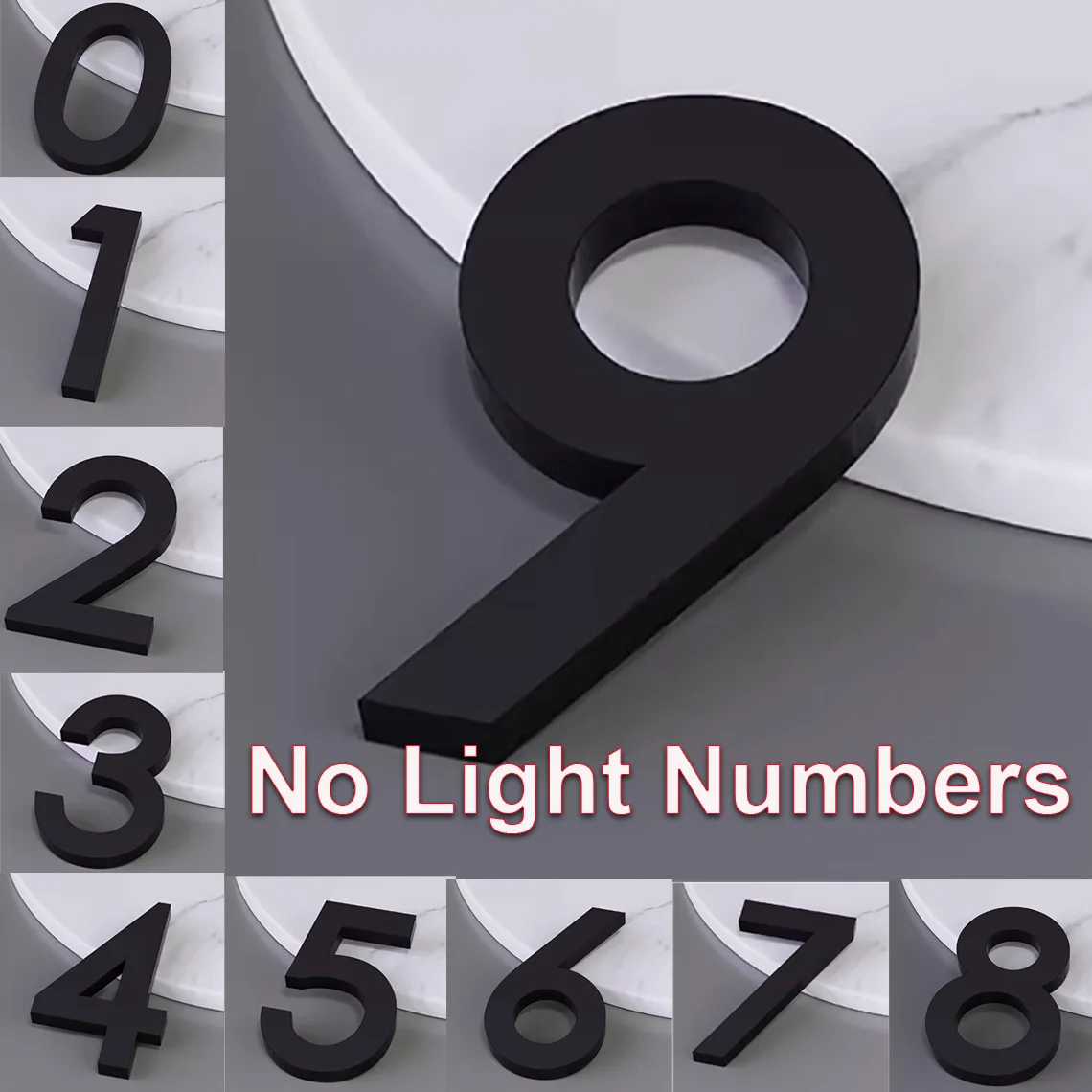 Custom House Numbers,LED Backlit Number Sign,Address Sign,Metal House Number Sign,Home Decor,Door Sign,Hotel Room Number Sign