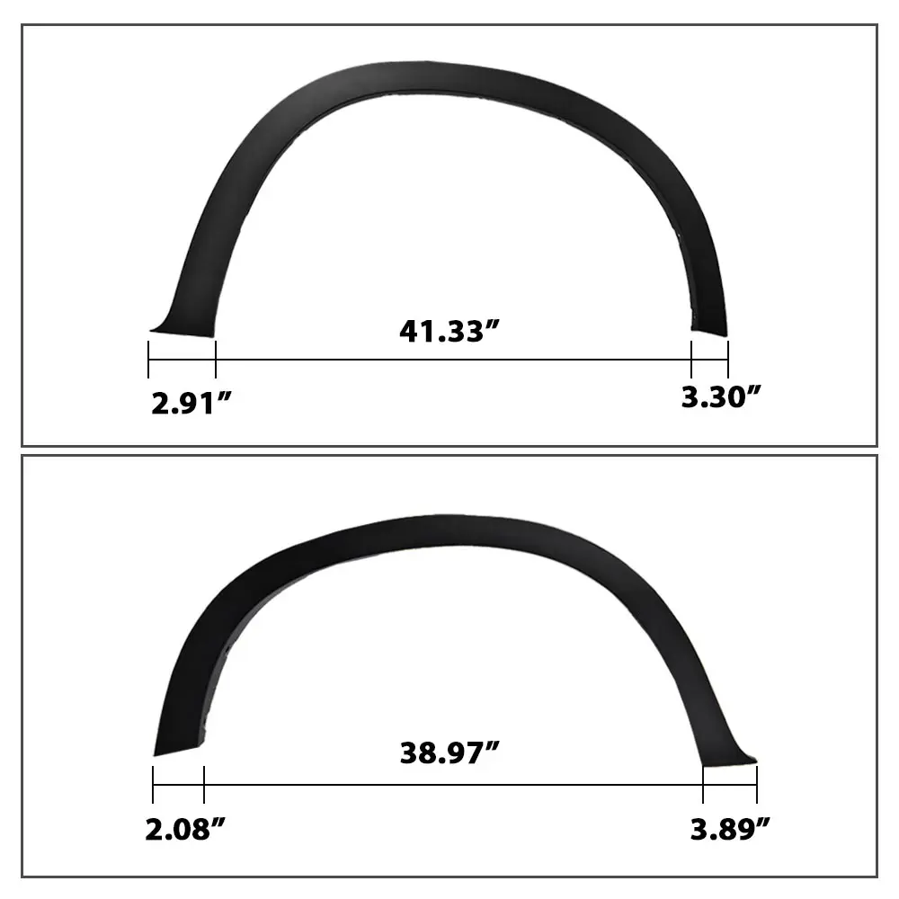4 قطعة الحاجز مضيئة غطاء الاطارات قوس الجسم عدة صالح ل 07-13 Bmw X5 E70 20/21 بوصة تمديد #3