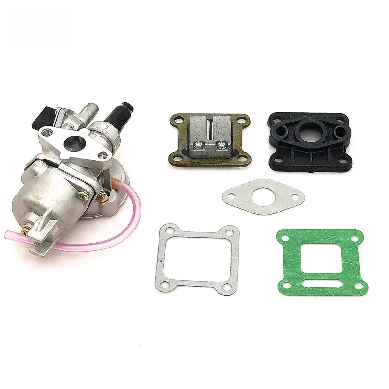 AliExpress 47cc 49cc Carburetor Reed Valve Mainfold Kit for pocket bike Mini ATV/Dirt bike