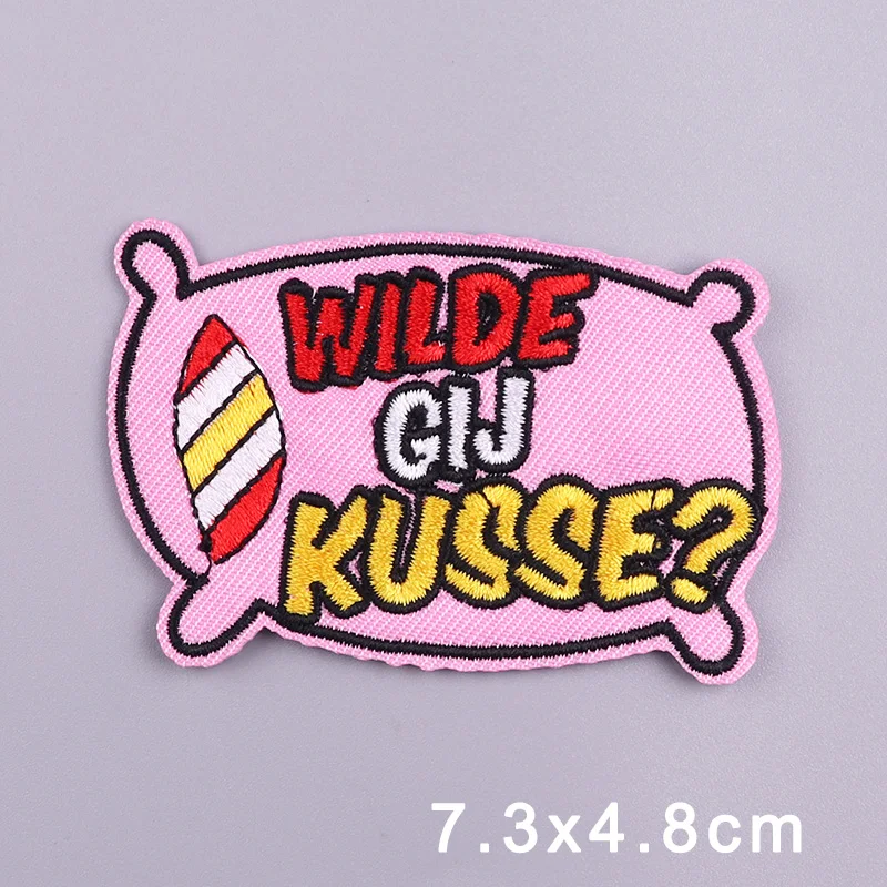 Oeteldonk Carnaval geborduurde badge opstrijkbare patch voor Nederlandse feestkostuum en uniforme souvenir van Kruikenstad Denstad Bosch geschenken