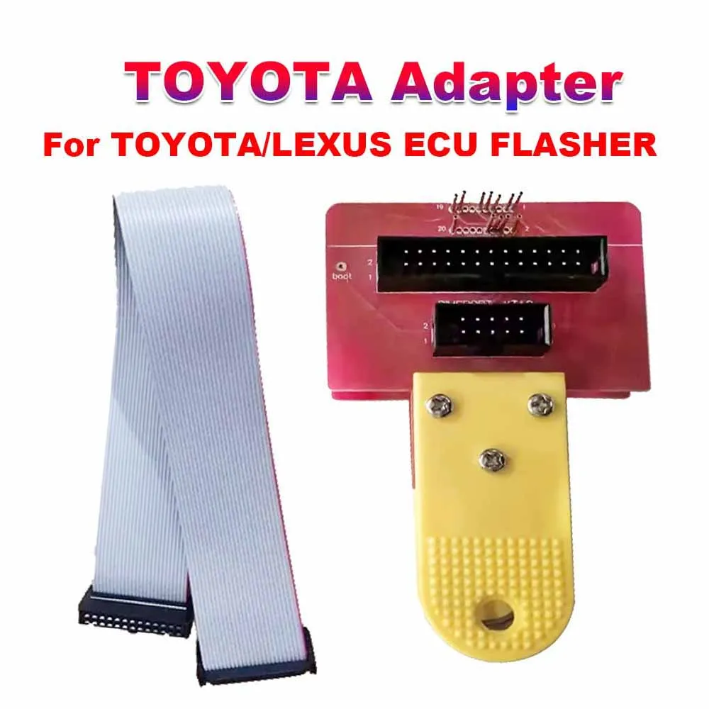 For Toyota / Lexus ECU Flasher with BENCH Adapter Programming Seat Read Write via 20/26 Pin Connector for NEC 7F00XX Series MCU