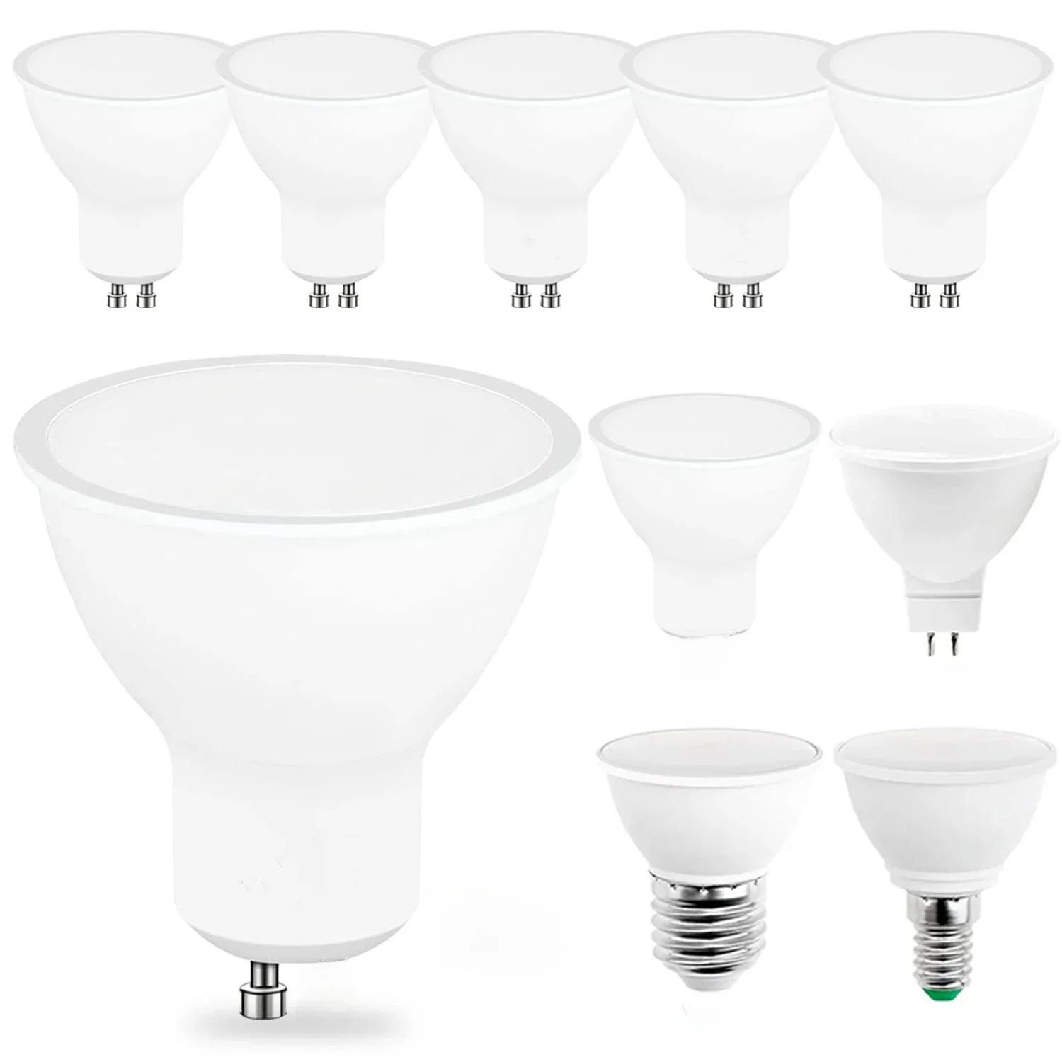 10 stücke GU10 E27 E14 MR16 GU5.3 Lampada Led-lampe 3 W 6 W 9 W 12 W 220 V Bombillas LED Lampe Scheinwerfer Lampara Spot Licht Hause beleuchtung