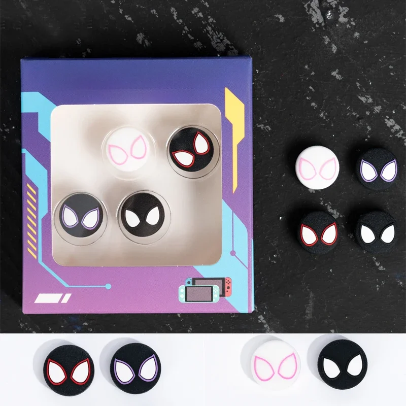 Masque Cool en Silicone souple, capuchon de poignée, couvercle de Joystick pour Nintendo Switch Oled/Lite NS Joy-con, étui de protection