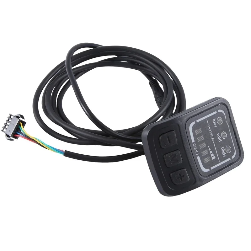 AliExpress NONE Electric Bicycle Display G20 LCD Display Control 24V 36V 48V Speed Meter Speedometer Wired SM Connector