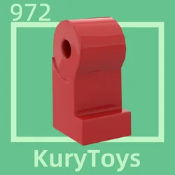 Kury 장난감 DIY MOC 972 #10PCs 빌딩 블록 부품, 신체 부분 다리, 왼쪽