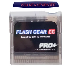 Mosel, nueva actualización, cartucho de juego Flash Gear para consola Sega Game Gear GG, rechaza la serie, reproductores y golpes, flash de juego