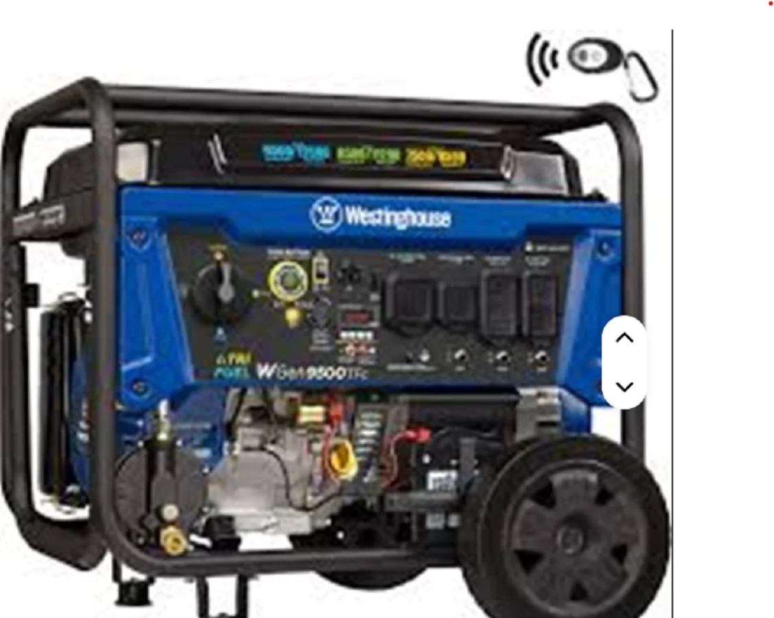 

Latest Authentic Westinghouses_ 12,500/9,500-Watt Tri-Fuel Powered' Portable Generator/Remote Electric Start For sale