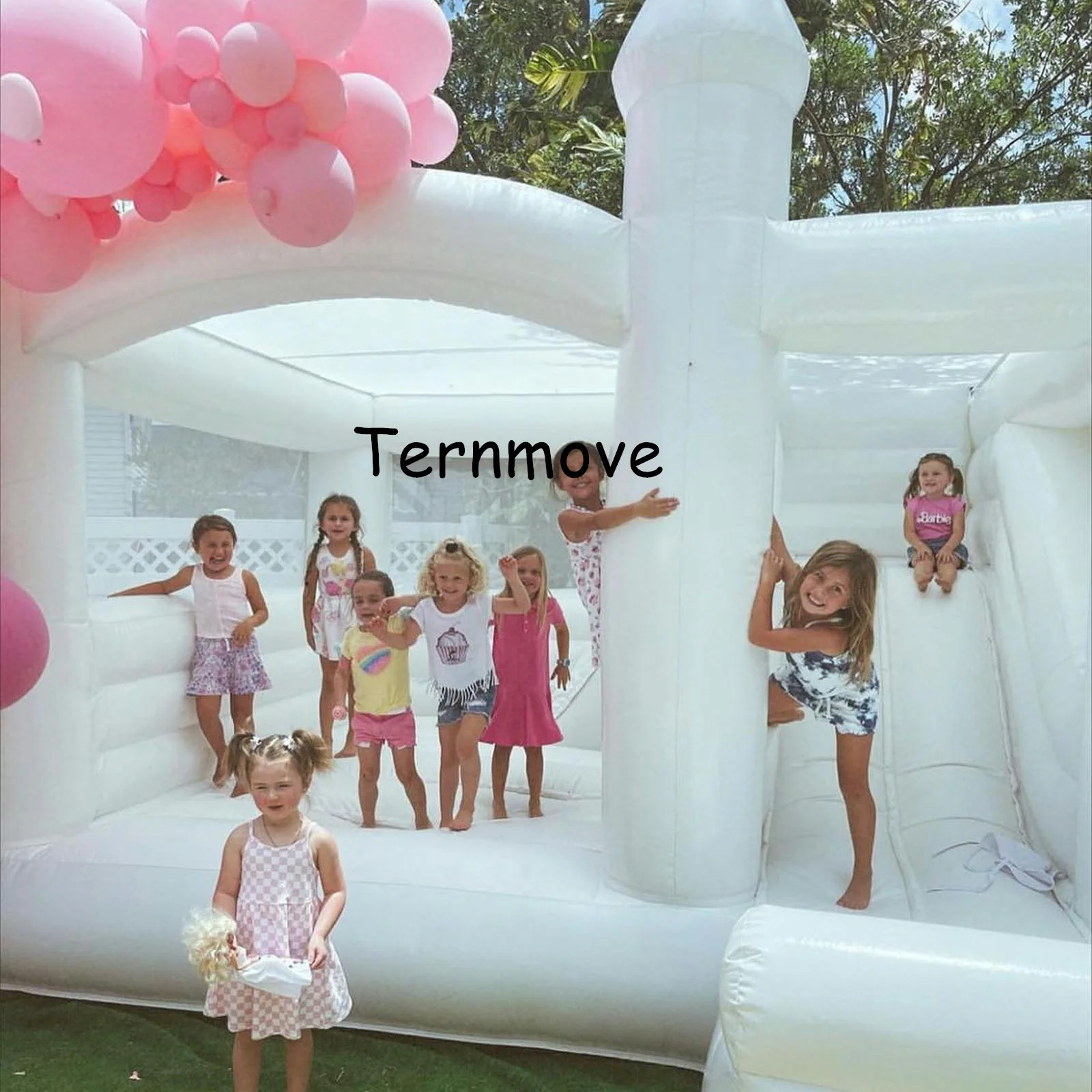 white inflatable trampoline jumping playground,castle Moonwalk Jumper,Inflatable Playground Inflatable Bouncer Bouncy House