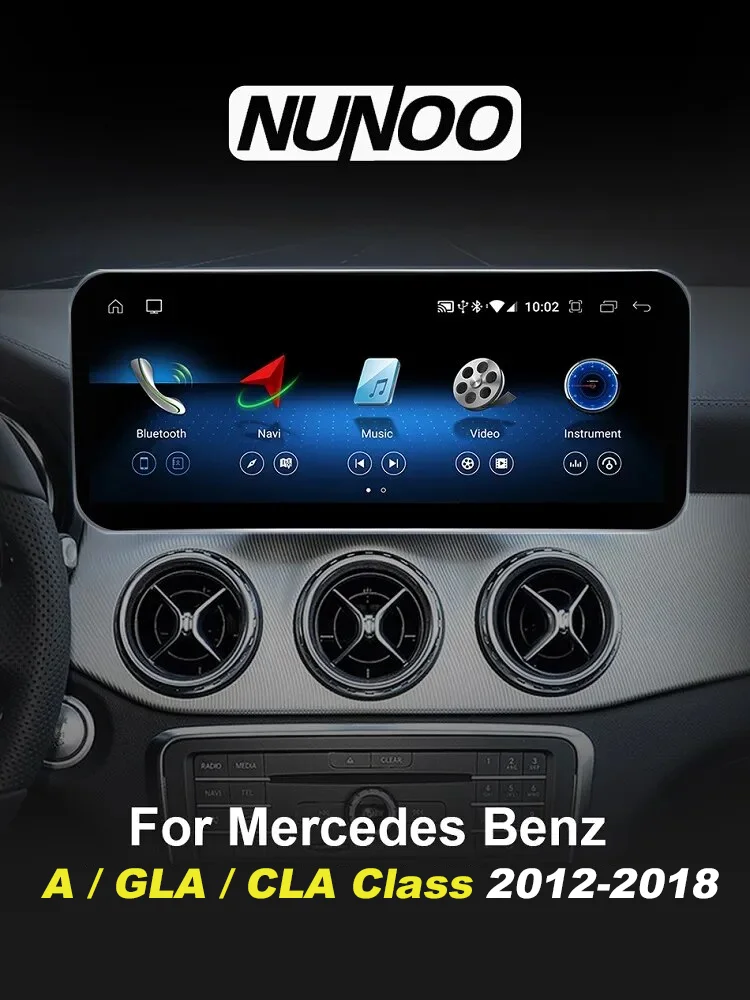 Linux Systeem Draadloze Carplay Android Auto Radio voor Mercedes Benz A CLA GLA W176 C117 X156 2012-2018 Auto Multimedia Speler BT - afbeelding 2