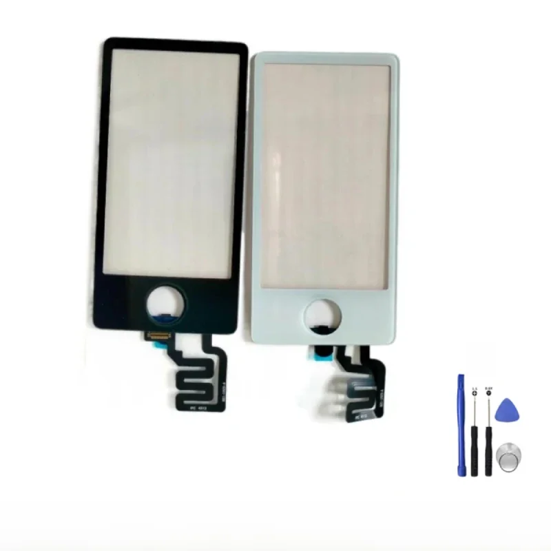 Czarno-biały przedni ekran dotykowy do części zamiennych iPod Nano 7. generacji — zdjęcie produktu 4
