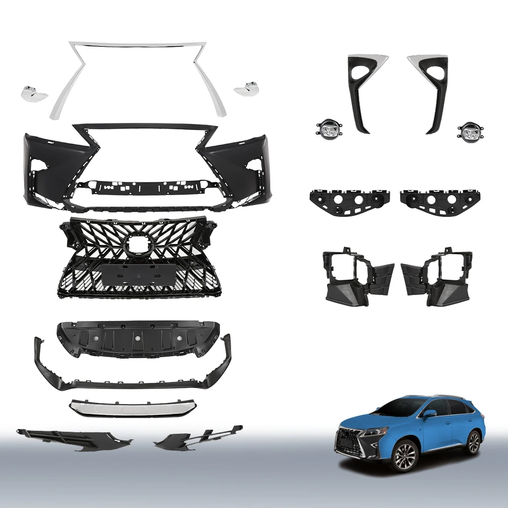 

Передний бампер, новый, подходит для Lexus Rx350 Rx 450H до 2020 + Rx Trd Style, полная защита, прочный, водонепроницаемый, снегозащитный, пылезащитный