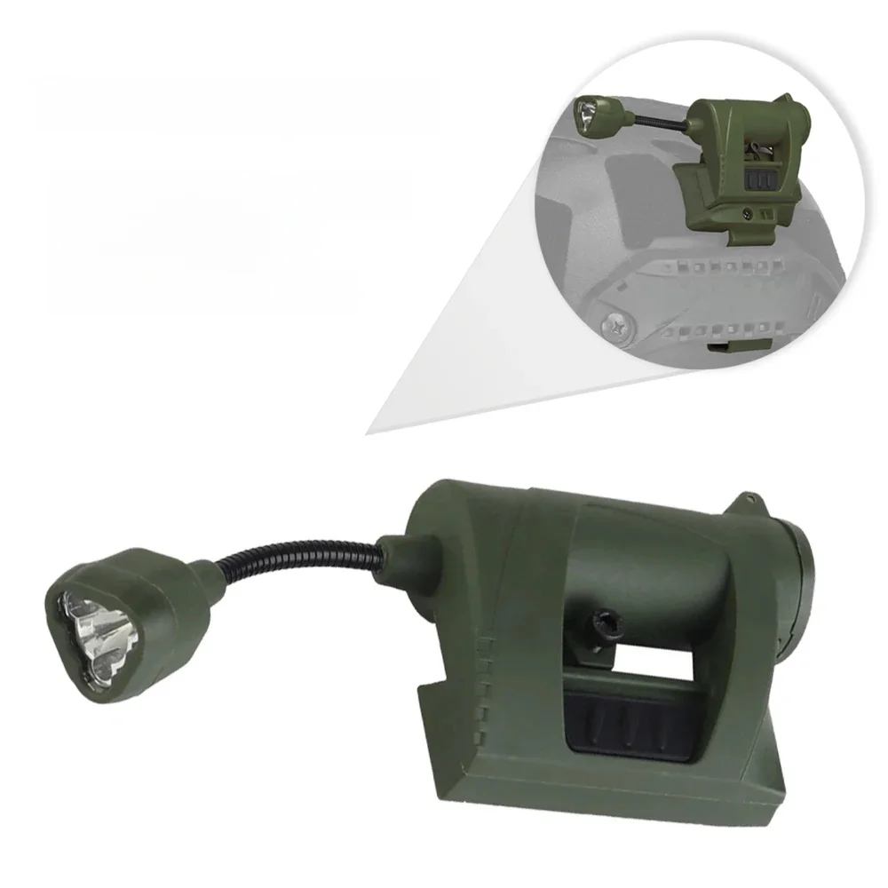 AliExpress MPLS CHARGE Tactical Helmet Light 3 Mode LED Flashlight Outdoor Night Light Airsoft Helmet Torch Hunting Cycling Fishing Lamp