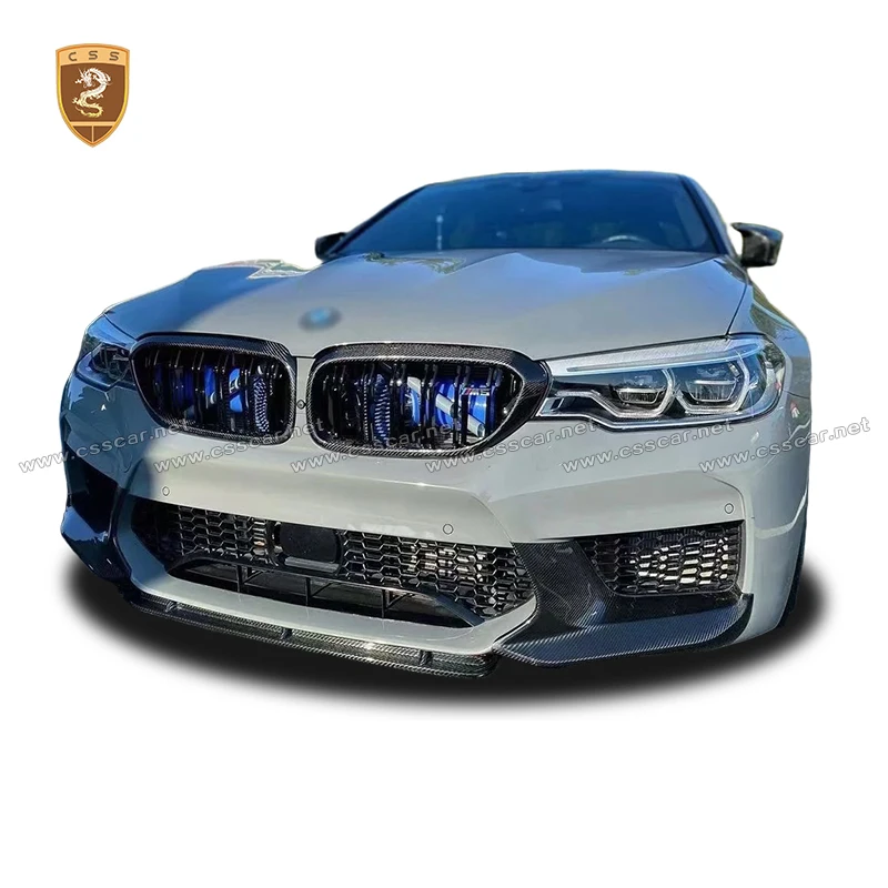 

Обновленный автомобильный передний бампер в стиле MP, спойлер для губ, сплиттер для BMW M5 G90 2024-2025, сухой спойлер из углеродного волокна, подбородочный спойлер, обвесы