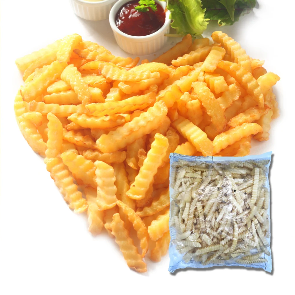 2kg Mccain Crinkle cut French fries, large capacity wrinkled potatoes