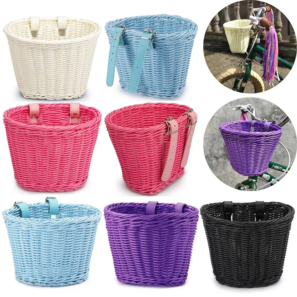 AliExpress UK ALLOYSEED Bicycle Basket Rattan Woven Bike Storage Front Handlebar Basket Removable Waterproof Bicycle Pannier