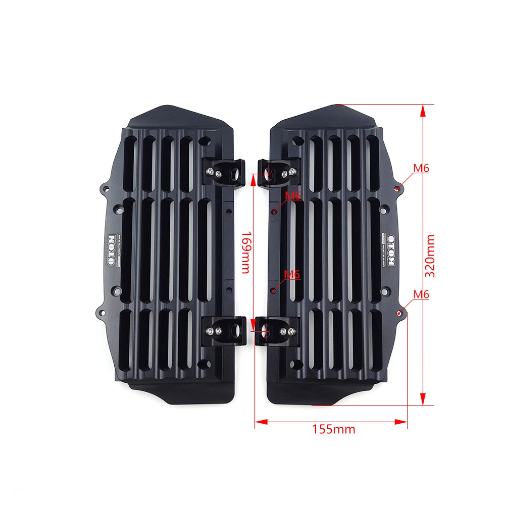 Motorcycle Accessories Radiator Guards Water Tank Protection CNC Frame Grille Grill Cover For KTM HUSQVARNA SXF XCF EXCF FC TE