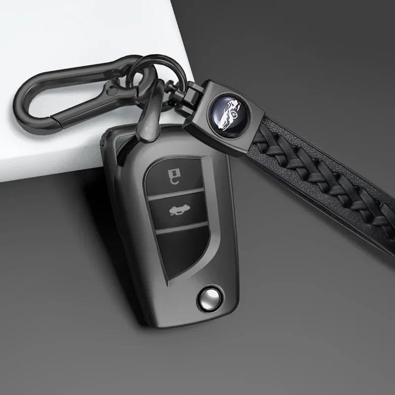 Juste de clé de voiture à rabat pour Toyota Auris, CorTrustAvensis, Verso Yadditif Aygo, Scion TC, IM Camry RAV4, Forturner Hilux, 2 boutons, 3/4 boutons