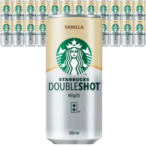 Starbucks double shot vanilla can coffee 200mlx24 can