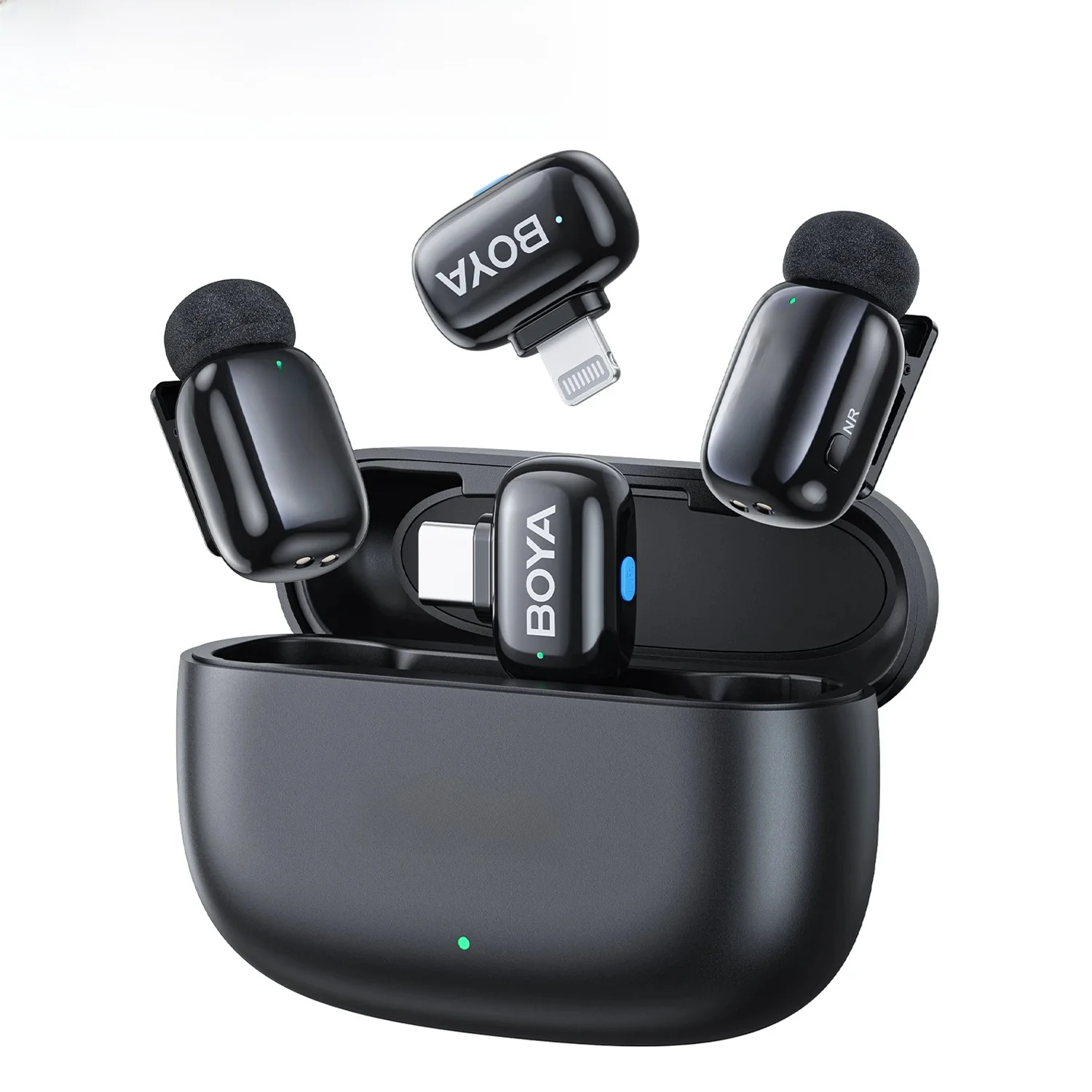 BOYA BOYA Mini draadloze lavalier-reversmicrofoon voor iPhone iPad Android Type-C telefoon Live-uitzending Audio Video-opname Vlog - afbeelding 2
