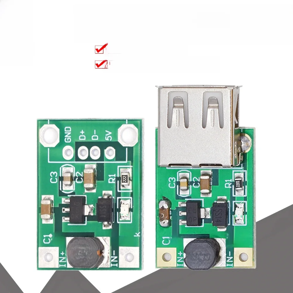 600mA DC-DC Mini zwiększona moc modułu 1-5V do 5V Step-Up Boost Converter — zdjęcie 2