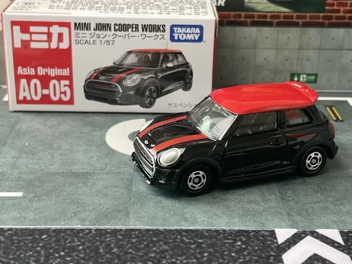 Takara Tomy Tomica AO-05 Mini John Cooper Works Diecast Car Model 1/57 Scale Asia Limited Toy Gift for Boys Kids